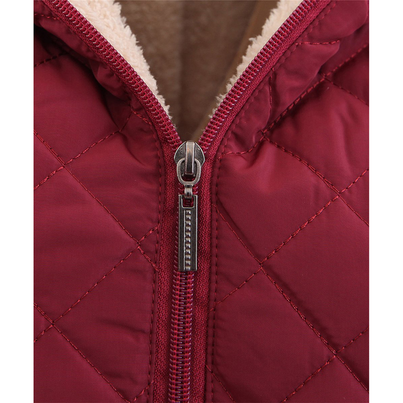 Red Wine Padded Jacket