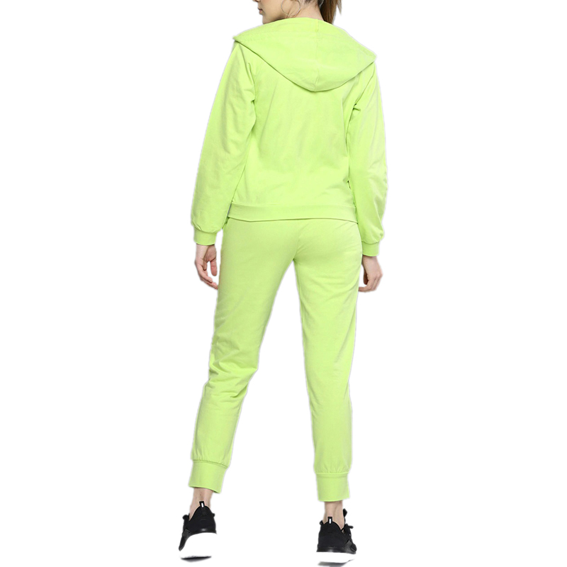 Flourescent Green Solid Tracksuit