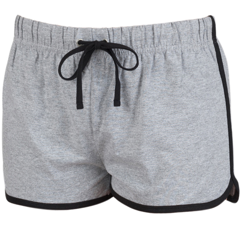 Contrast Binding Retro Shorts